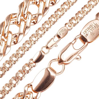 Apzeltīta rokassprādze Klasisks Rombo austu stiepļu posmu pinums