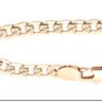 Apzeltīta rokassprādze Izkaltu sānu un izkaisītu punktiņu gravējuma savītu posmu virkne