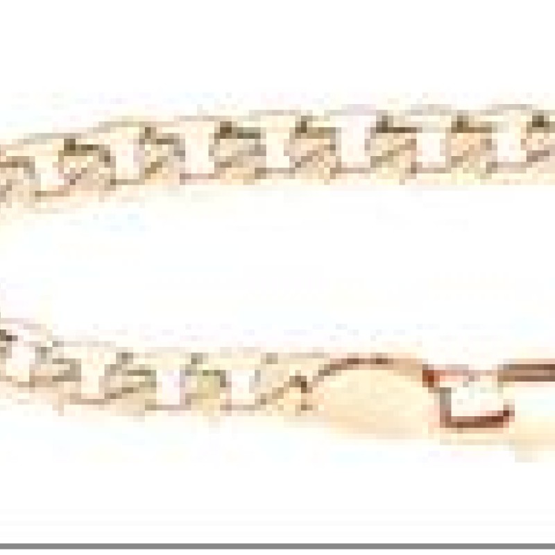 Apzeltīta rokassprādze Izkaltu sānu un izkaisītu punktiņu gravējuma savītu posmu virkne