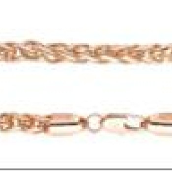 Apzeltīta rokassprādze Divkāršā savienojuma pinums