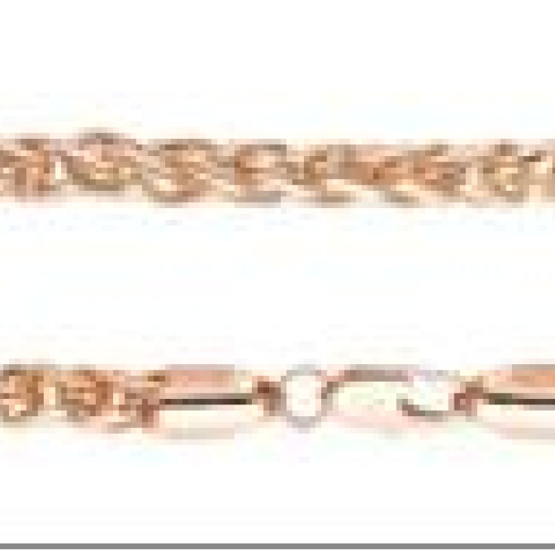 Apzeltīta rokassprādze Divkāršā savienojuma pinums