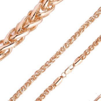 Apzeltīta rokassprādze Divkāršā savienojuma pinums