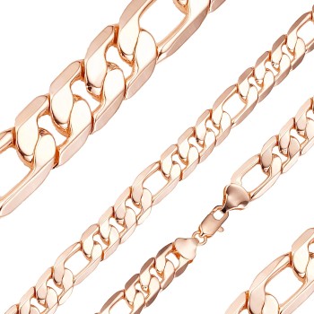 Apzeltīta rokassprādze Klasiskā Figaro virkne