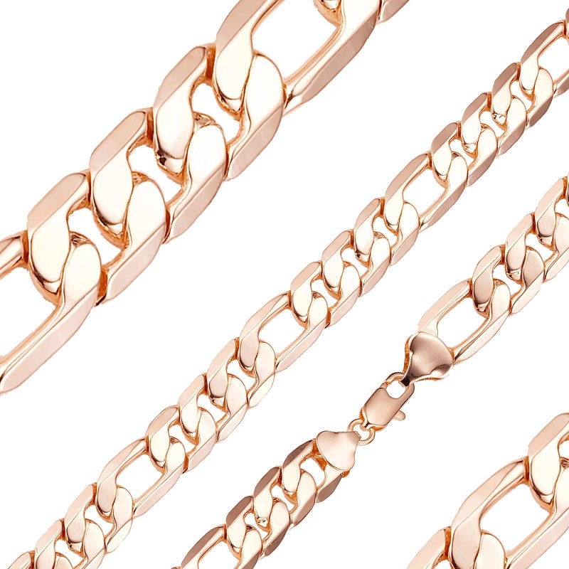 Apzeltīta rokassprādze Klasiskā Figaro virkne