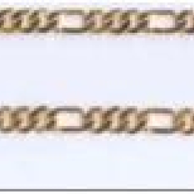 Apzeltīta rokassprādze Klasiskā Figaro virkne