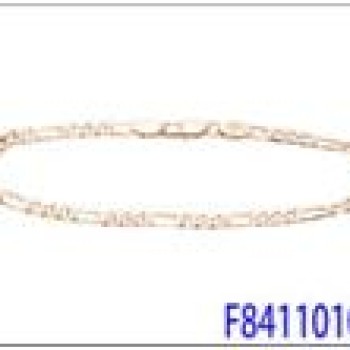 Apzeltīta rokassprādze Klasiskā Figaro virkne