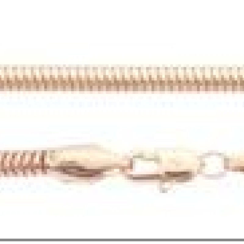 Apzeltīta rokassprādze Klasiska čūskas kaula noapaļotu robainu posmu virkne