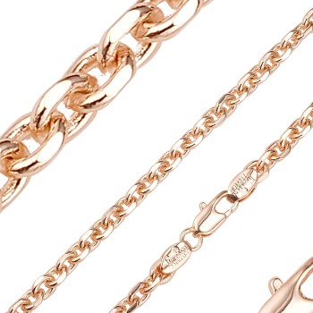 Apzeltīta rokassprādze Itāļu enkuru (Italian anchor) posmu virkne