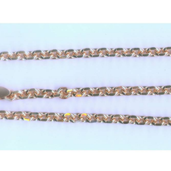 Apzeltīta rokassprādze Itāļu enkuru (Italian anchor) posmu virkne