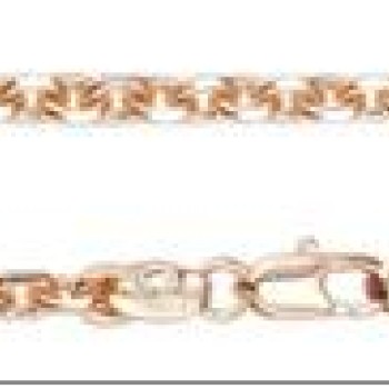 Apzeltīta rokassprādze Itāļu enkuru (Italian anchor) posmu virkne