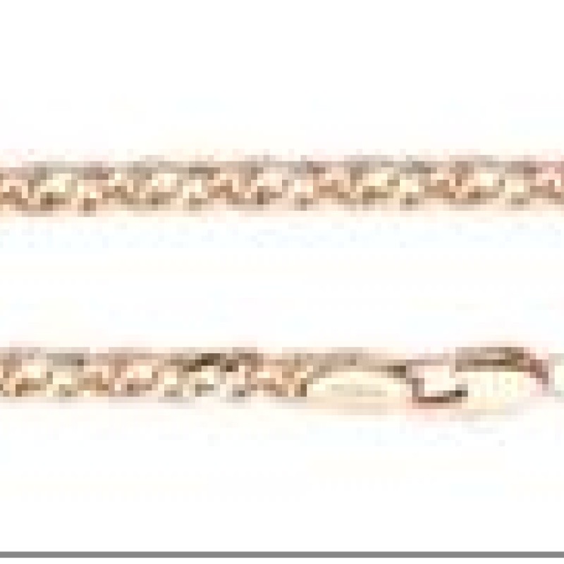 Apzeltīta rokassprādze Marquise čaulas posmu pinums