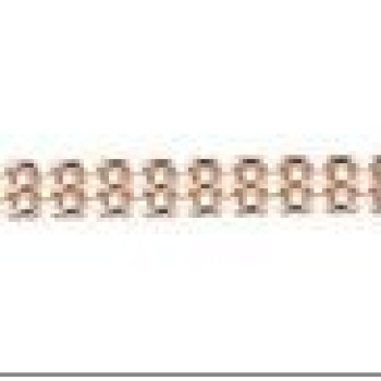 Apzeltīta rokassprādze Panteras posmu virkne (kāpurķēdes forma)