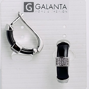 Auskari ar rodija pārklājumu un keramiku