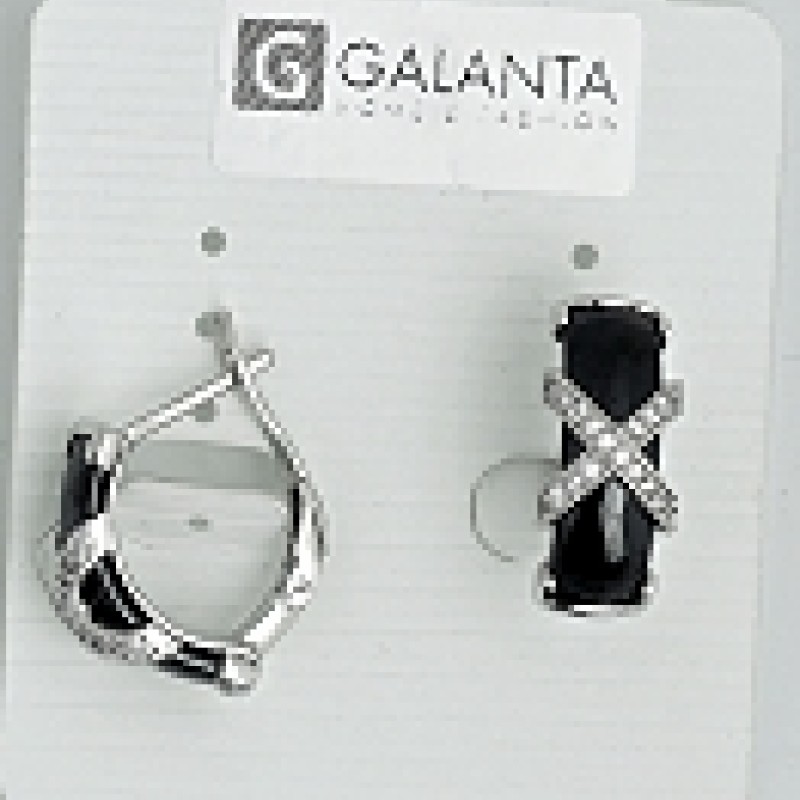 Auskari ar rodija pārklājumu un keramiku