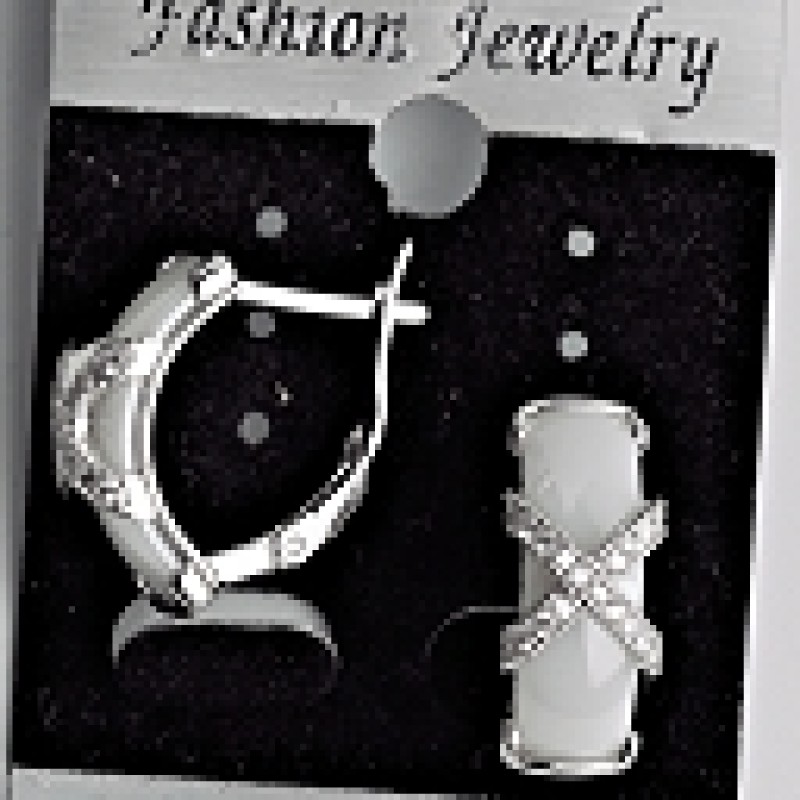 Auskari ar rodija pārklājumu un keramiku