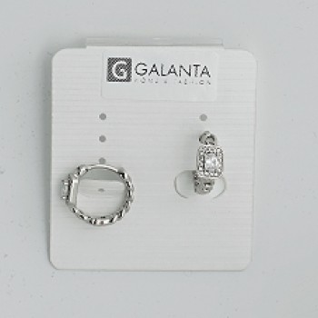 Auskari ar rodija pārklājumu