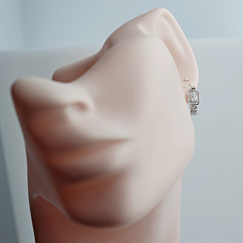 Auskari ar rodija pārklājumu