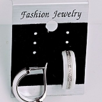 Auskari ar rodija pārklājumu un keramiku