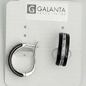 Auskari ar rodija pārklājumu un keramiku