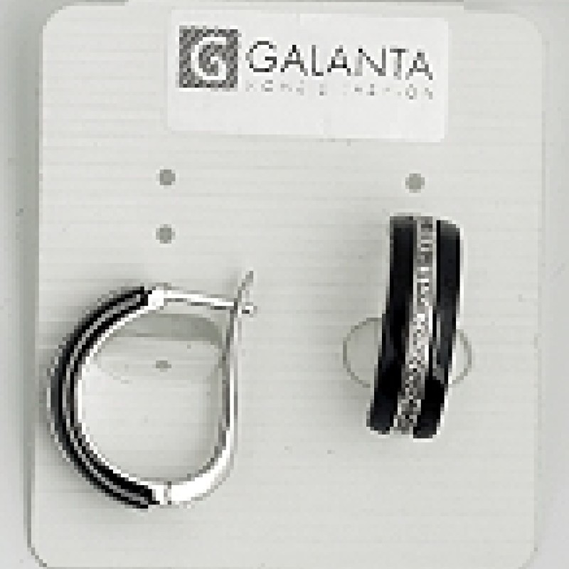 Auskari ar rodija pārklājumu un keramiku