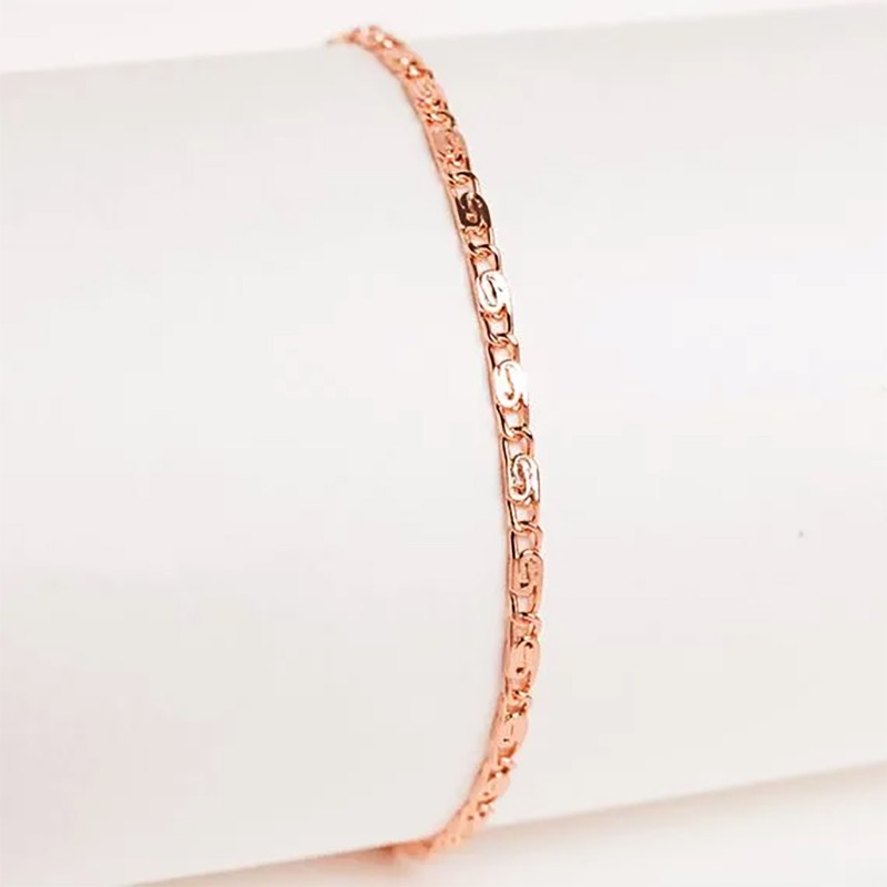 Apzeltīta rokassprādze Klasiskā gliemežu posmu virkne