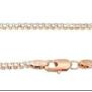 Apzeltīta rokassprādze Bismarks enkura aušanas dubulto posmu pinums