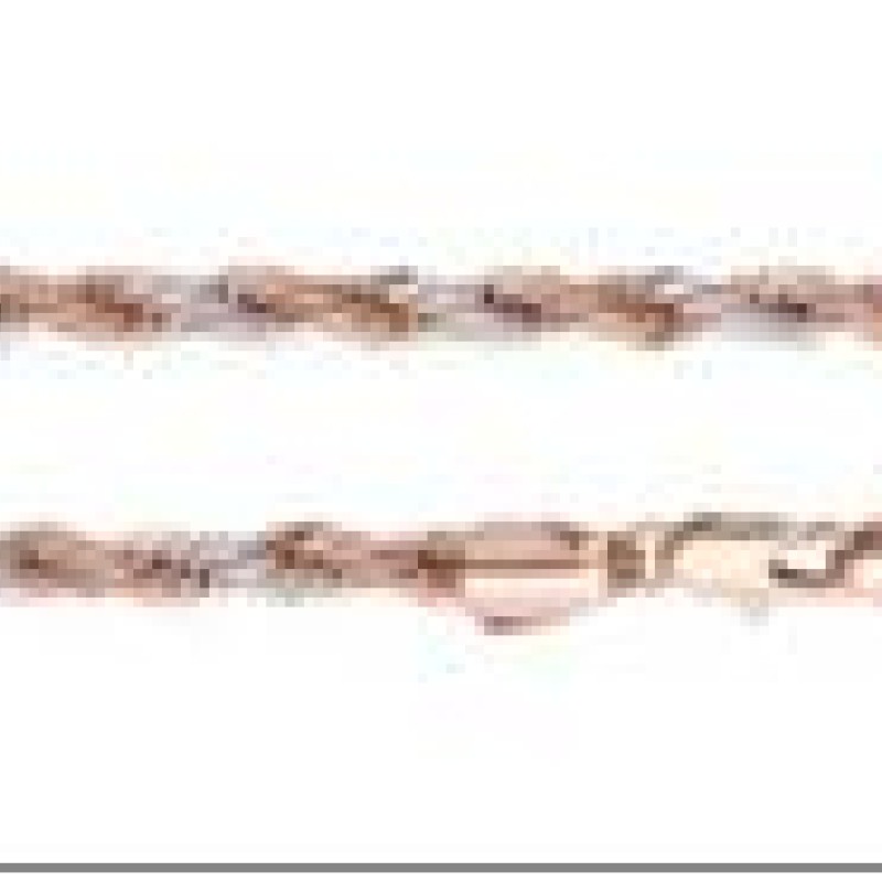 Apzeltīta rokassprādze Klasisks Franču virves pinums