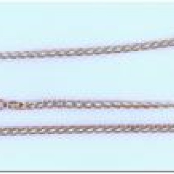 Apzeltīta rokassprādze Klasisks Spiga kviešu vārpas pinums