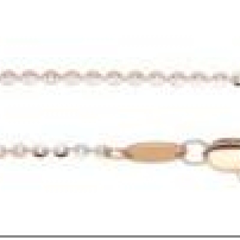 Apzeltīta rokassprādze Dobu disku Rolo posmu (Enkura) virkne