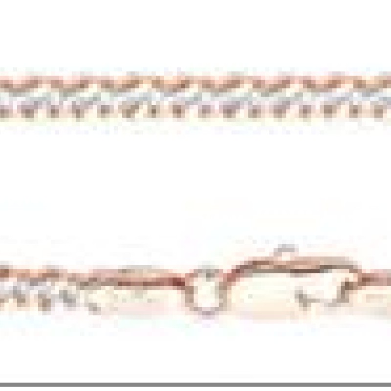 Apzeltītā ķēdīte Infinity apaļa 8-ka posmu pinums