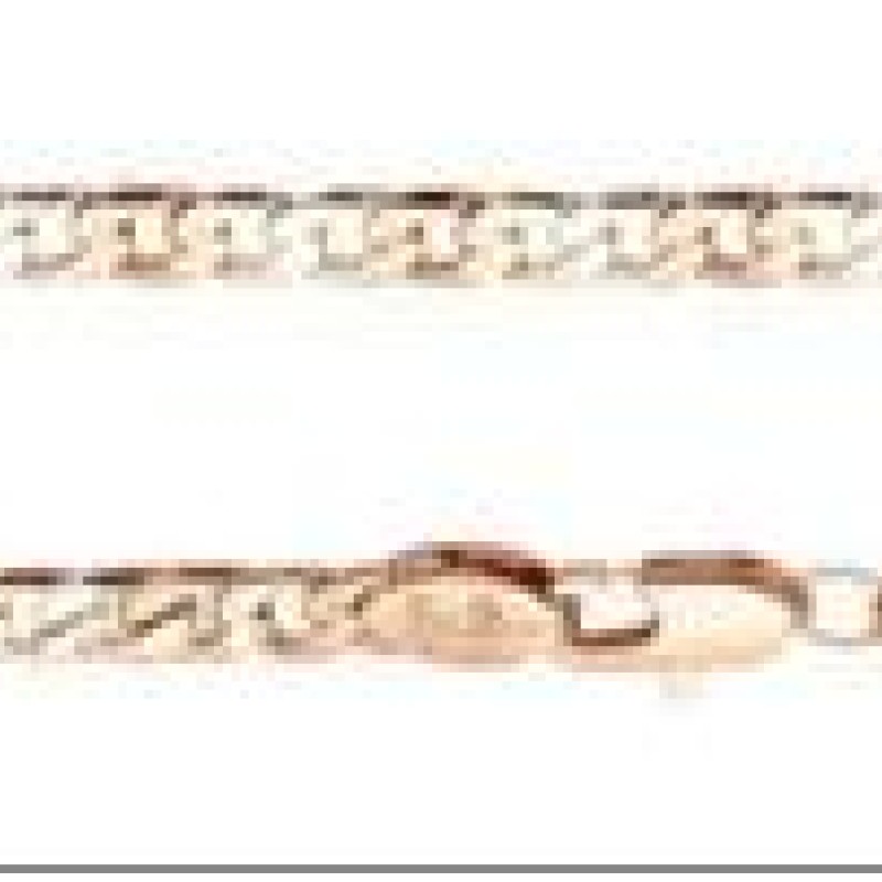 Apzeltīta rokassprādze Klasiskās ķēdes ar apmales posmu virkne