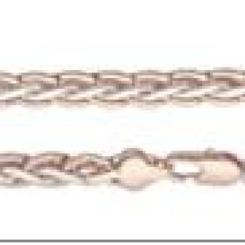 Apzeltīta rokassprādze Spiga kviešu vārpas vīto posmu ar grāvējumu pinums