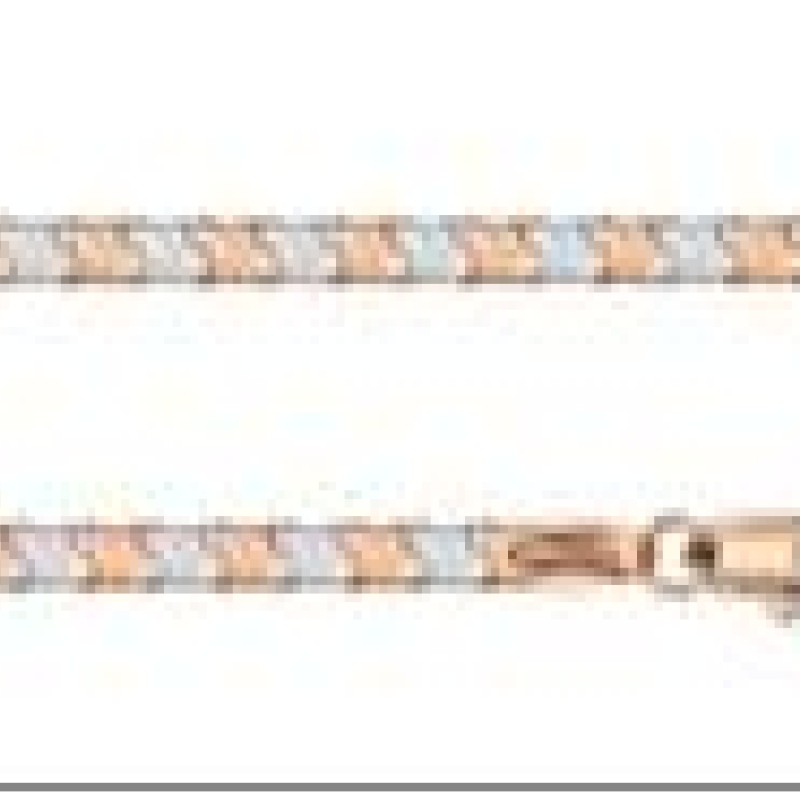 Apzeltīta rokassprādze Gliemeža sešstūra formas Fancy posmu virkne