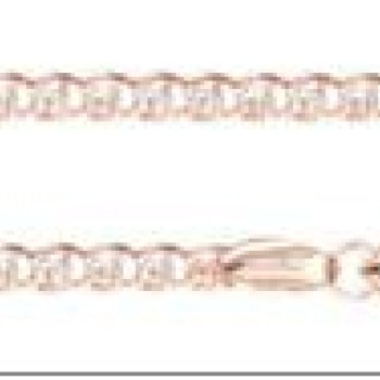 Apzeltīta rokassprādze Love austu stiepļu posmu pinums