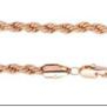 Apzeltīta rokassprādze Klasisks Franču virves pinums