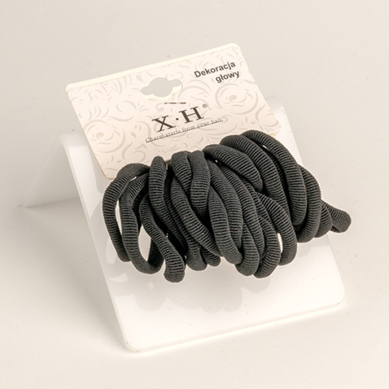 Matu gumiju komlekts (25gab.) Ø4cm melnas