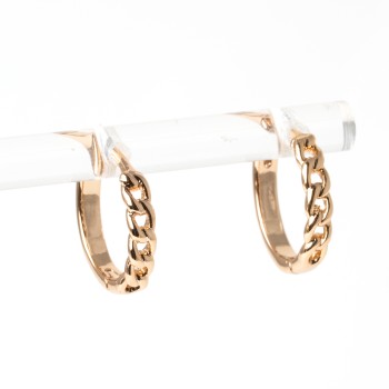 Apzeltīti auskari riņķi XUPING