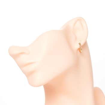 Apzeltīti auskari riņķi XUPING