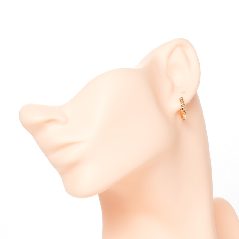 Apzeltīti auskari riņķi XUPING