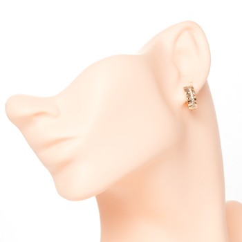 Apzeltīti auskari riņķi XUPING