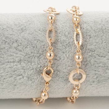 Apzeltītā ķēdīte 3 stilu posmu virkne