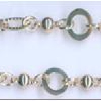 Apzeltītā ķēdīte 3 stilu posmu virkne