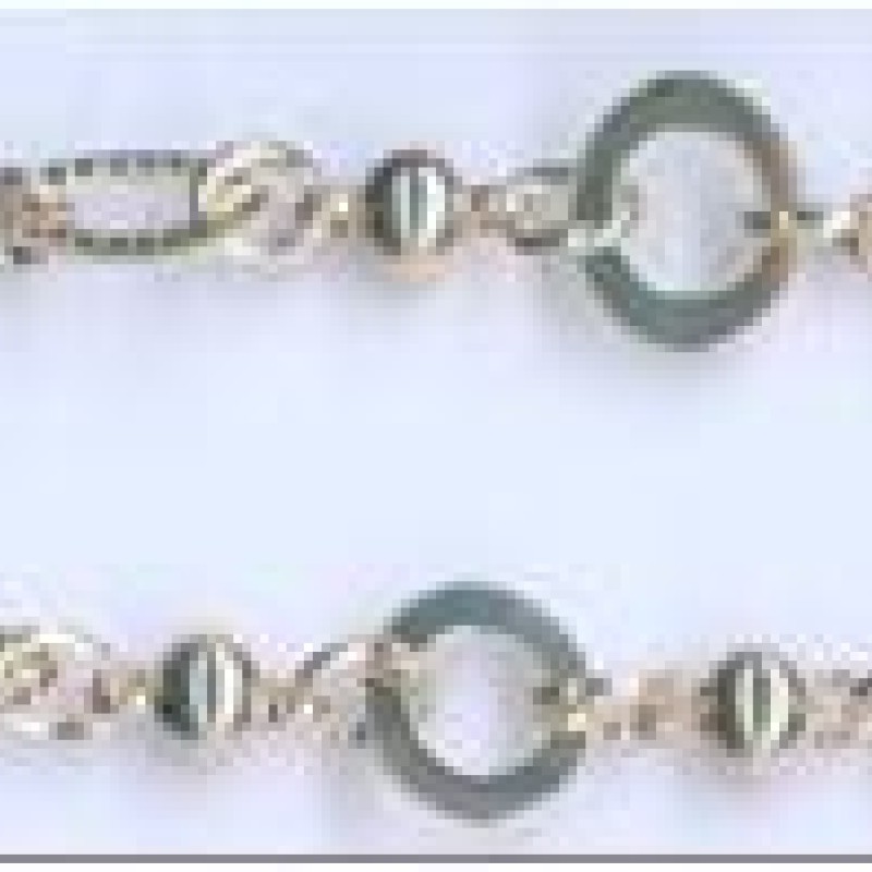 Apzeltītā ķēdīte 3 stilu posmu virkne