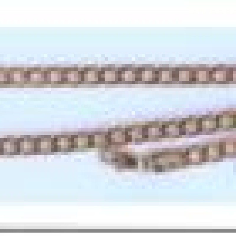 Apzeltīta ķēdīte Klasiskās ķēdes ar apmales posmu virkne