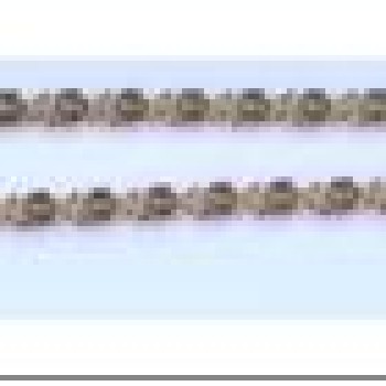 Apzeltītā ķēdīte Gliemežu atslēgas caurumiņu dobas formas posmu virkne