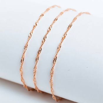 Apzeltītā ķēdīte Singapūras klasisks vienkāršo posmu pinums