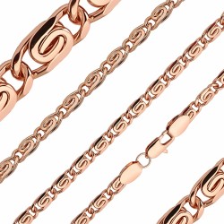 Apzeltītā ķēdīte Klasiskā noapaļotu sānu gliemežu posmu virkne