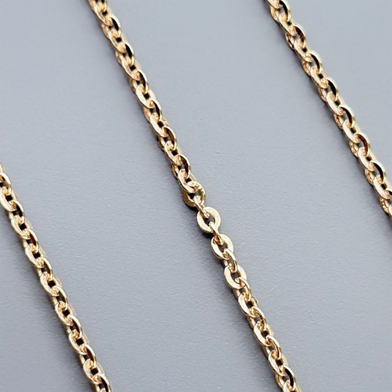 Apzeltītā ķēdīte Dobu disku Rolo posmu (Enkura) virkne