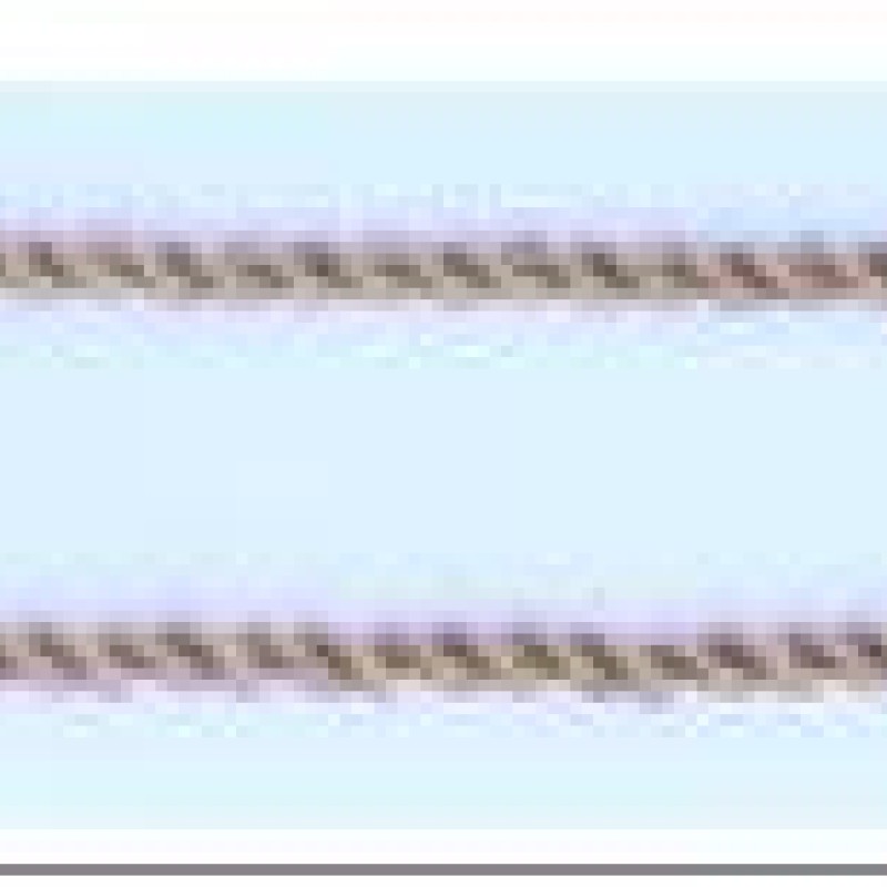 Apzeltītā ķēdīte Klasisks Franču virves pinums