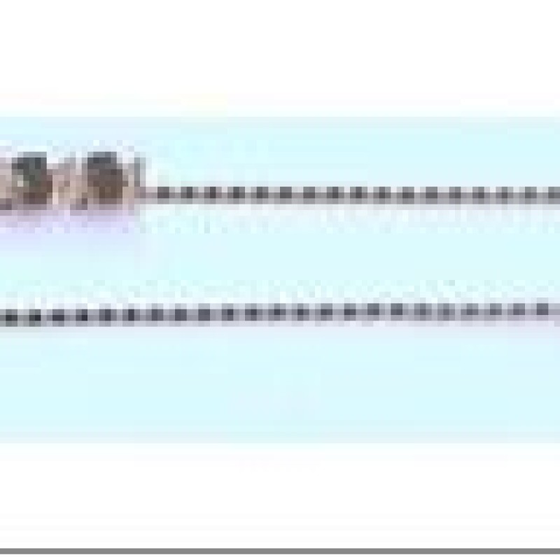 Apzeltītā ķēdīte Ieliektu (Pielāgojamu) cietu gliemeža posmu virkne